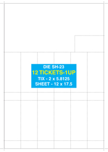 ticket sheet