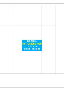 ticket sheet