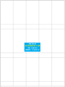 ticket sheet