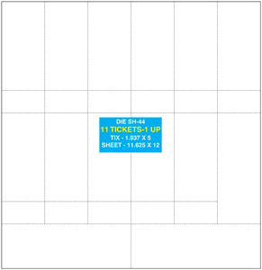 ticket sheet