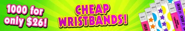cheap tyvek wristbands