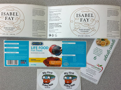 custom labels