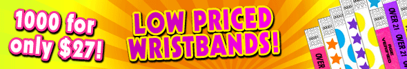 discounted tyvek wristbands